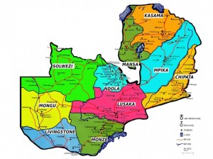 Overview of Zambian Dioceses