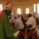 Archbishop Chama thanks the women