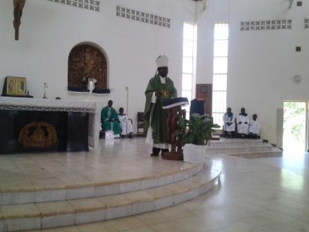 Apostolic Administrator addressing the women