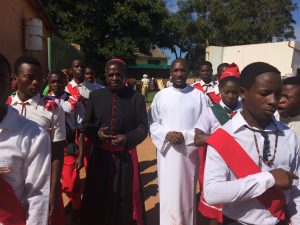 Reception of Bishop Mulernga at St. Andrew's, Mpika